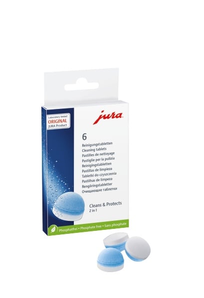 Jura 3 Phase Cleaning Tablets – 6 pack