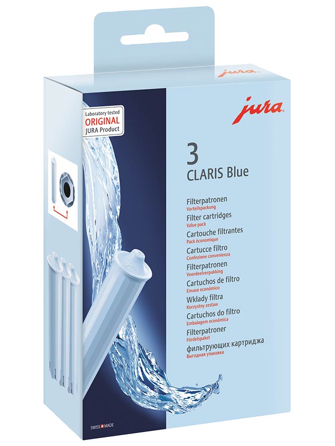 Jura Claris Water Filter – Blue 3 Pack